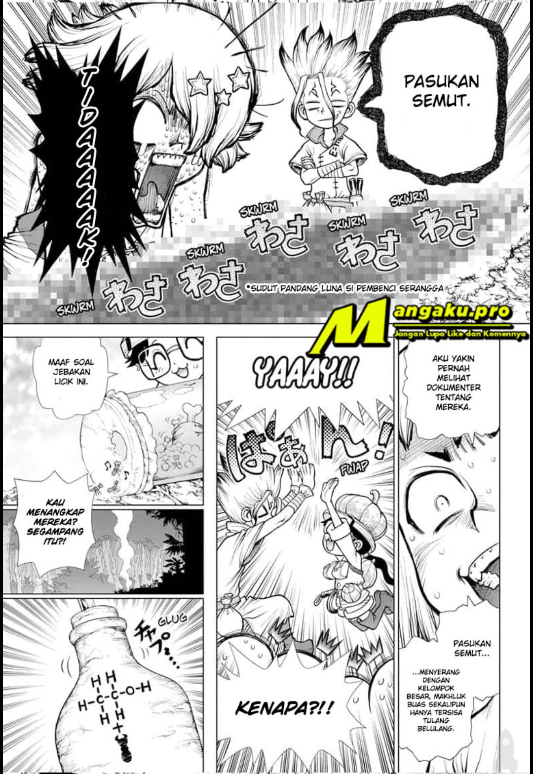 Dr. Stone Chapter 180 halaman 8
